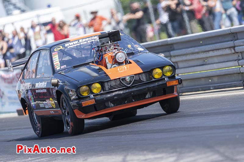 European Dragster By ATD, Alain Druer et son Alfa V8